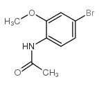 N-(4-溴-2-甲氧基-苯基)-乙酰胺结构式