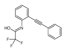 2,2,2-trifluoro-N-[2-(2-phenylethynyl)phenyl]acetamide结构式