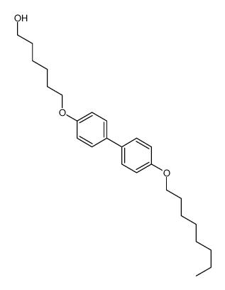 6-[4-(4-octoxyphenyl)phenoxy]hexan-1-ol结构式