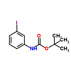 (3-碘苯基)-氨基甲酸叔丁酯结构式
