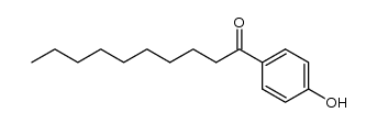Nonyl-4-hydroxyphenyl-ketone结构式