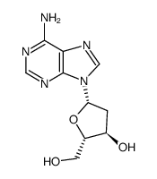 2-脱氧-b-l-腺苷酸结构式