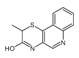 2-methyl-4H-[1,4]thiazino[3,2-c]quinolin-3-one结构式