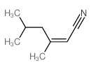 2-Hexenenitrile,3,5-dimethyl-结构式