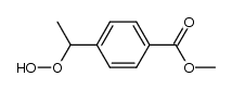 methyl 4-(1-hydroperoxyethyl)benzoate结构式