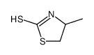 4-METHYL-4,5-DIHYDROTHIAZOLE-2-THIOL结构式