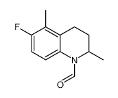 6-fluoro-2,5-dimethyl-3,4-dihydro-2H-quinoline-1-carbaldehyde结构式