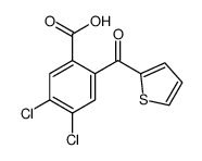 4,5-dichloro-2-(thiophene-2-carbonyl)benzoic acid结构式