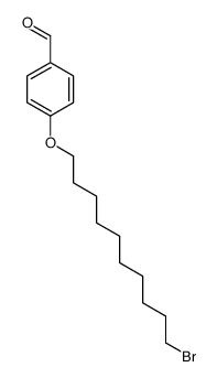 4-(10-bromodecoxy)benzaldehyde结构式