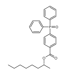 (2R)-octyl 4-(diphenylphosphoryl)benzoate结构式