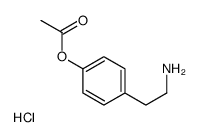 O-Acetyltyramine hydrochloride结构式