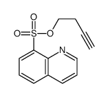 but-3-ynyl quinoline-8-sulfonate结构式