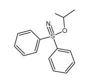 isopropyloxy(diphenyl)-λ6-sulfanenitrile结构式