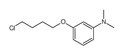 3-(4-chlorobutoxy)-N,N-dimethylaniline结构式