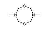 N,N'-dimethyl-1,5-dithia-3,7-diazacyclooctane结构式