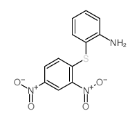 Benzenamine,2-[(2,4-dinitrophenyl)thio]-结构式