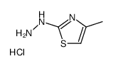 (4-甲基-噻唑-2-基)-肼盐酸盐结构式
