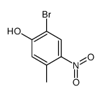 2-bromo-5-methyl-4-nitrophenol结构式