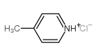 4-methylpyridinium chloride结构式