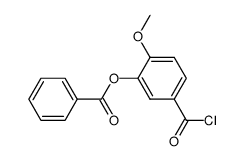 3-benzoyloxy-4-methoxybenzoyl chloride结构式