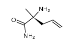 Cα-methyl-D-allylglycinamide结构式
