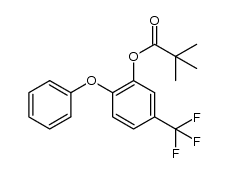 2-phenoxy-5-(trifluoromethyl)phenyl pivalate结构式