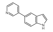 5-Pyridin-3-yl-1H-indole结构式