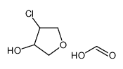 4-chlorooxolan-3-ol,formic acid结构式