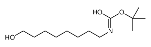 tert-butyl N-(8-hydroxyoctyl)carbamate结构式
