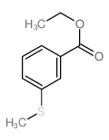 Benzoic acid,3-(methylthio)-, ethyl ester结构式