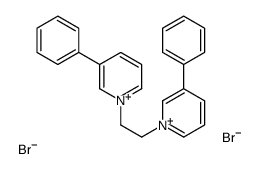 3-phenyl-1-[2-(3-phenylpyridin-1-ium-1-yl)ethyl]pyridin-1-ium,dibromide结构式