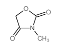 3-Methyl-1,3-oxazolidine-2,4-dione结构式