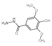 3,5-二甲氧基-4-羟基苯酰肼结构式
