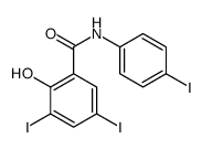 3-Iodo-N-(3,4-diiodophenyl)-2-hydroxybenzamide结构式