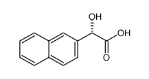 (S)-2-(2-萘)乙醇酸结构式