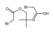 [2-[(2-bromoacetyl)amino]-2-methylpropyl] 2-bromoacetate结构式