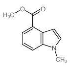 1-甲基吲哚-4-羧酸甲酯结构式