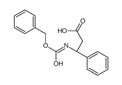(S)-N-Z-3-AMINO 3-PHENYLPROPIONIC ACID结构式