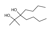 3-butyl-2-methyl-2,3-heptanediol结构式