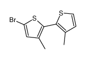 5-bromo-3-methyl-2-(3-methylthiophen-2-yl)thiophene结构式