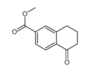 5,6,7,8-四氢-5-氧代-2-萘羧酸甲酯结构式