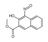 methyl 3-hydroxy-4-nitrosonaphthalene-2-carboxylate结构式