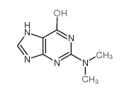 6H-Purin-6-one,2-(dimethylamino)-1,9-dihydro-结构式