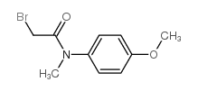 2-bromo-n-(4-methoxy-phenyl)-n-methyl-acetamide结构式