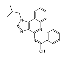 N-[1-(2-methylpropyl)imidazo[4,5-c]quinolin-4-yl]benzamide结构式