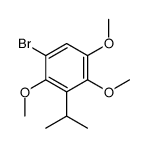 1-bromo-2,4,5-trimethoxy-3-propan-2-ylbenzene结构式