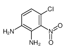 4-chloro-3-nitrobenzene-1,2-diamine结构式