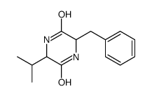 Cyclo(Phe-Val)结构式