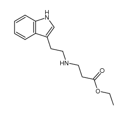ethyl 3-((2-(1H-indol-3-yl)ethyl)amino)propanoate结构式