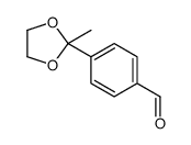 4-(2-methyl-1,3-dioxolan-2-yl)benzaldehyde结构式